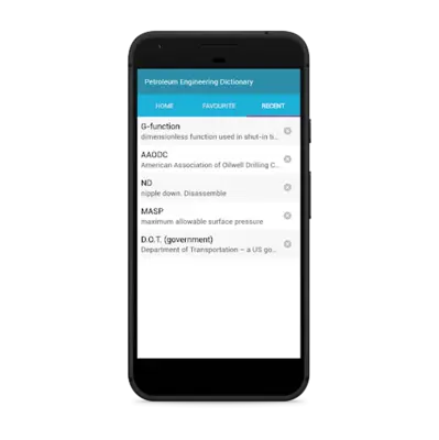 Petroleum Engineering Dictiona android App screenshot 0